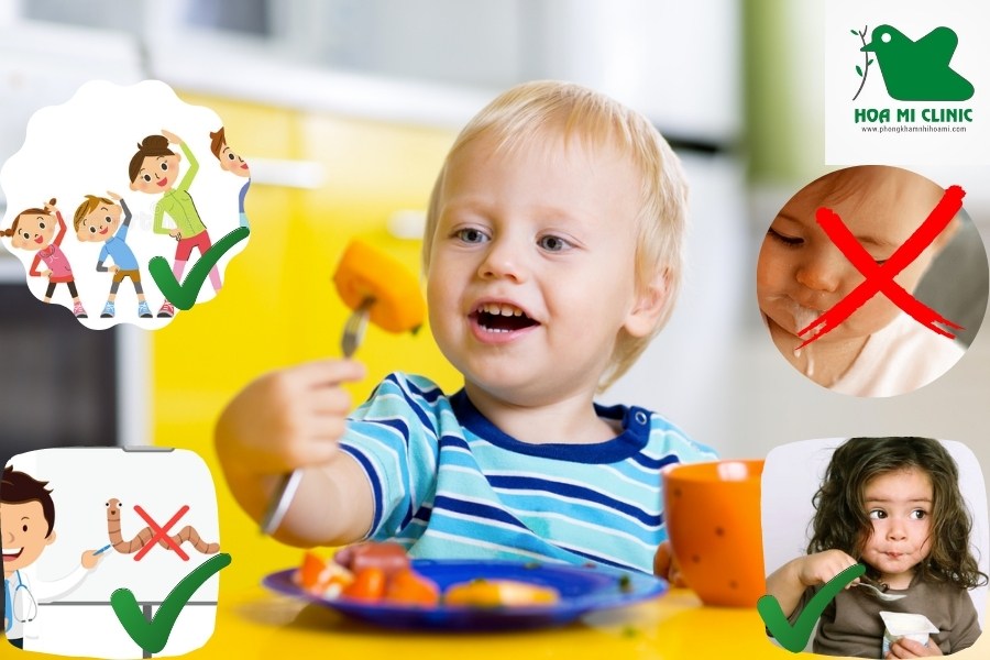 Áp dụng các cách phòng nôn cho trẻ hiệu quả