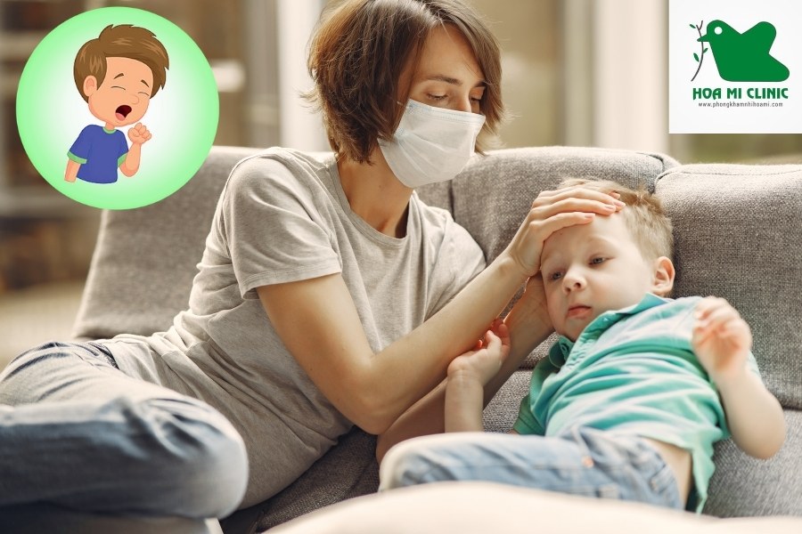 Bệnh cúm làm trẻ bị ho