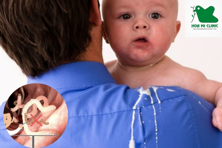 Nhiễm giun sán làm trẻ bị nôn ói