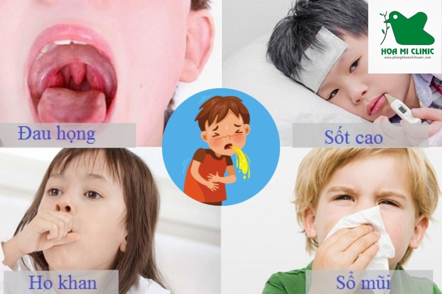 Nôn nhiều khiến trẻ dễ bị viêm mũi họng