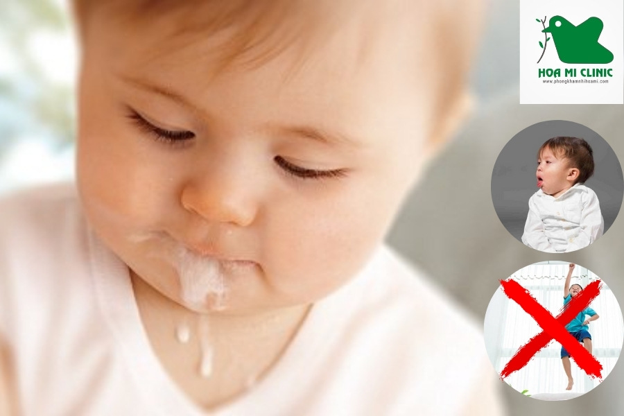 Trẻ nôn khi vừa ăn vừa chạy nhảy