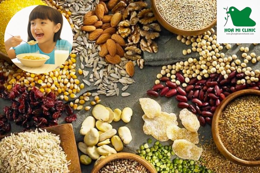 Các loại ngũ cốc chưa tinh chế tốt cho bé