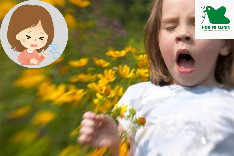 Trẻ bị khò khè có đờm do bệnh hen phế quản