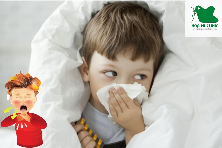 Cảm lạnh khiến trẻ bị ho nhiều
