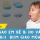 em bé bị ho