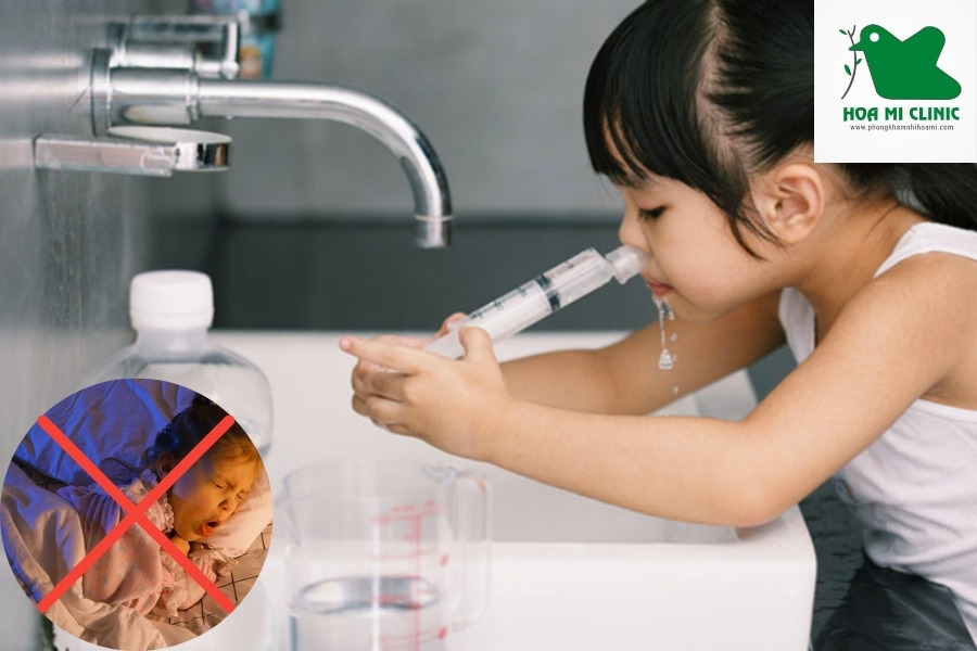 Vệ sinh mũi họng sạch sẽ cho bé mỗi ngày