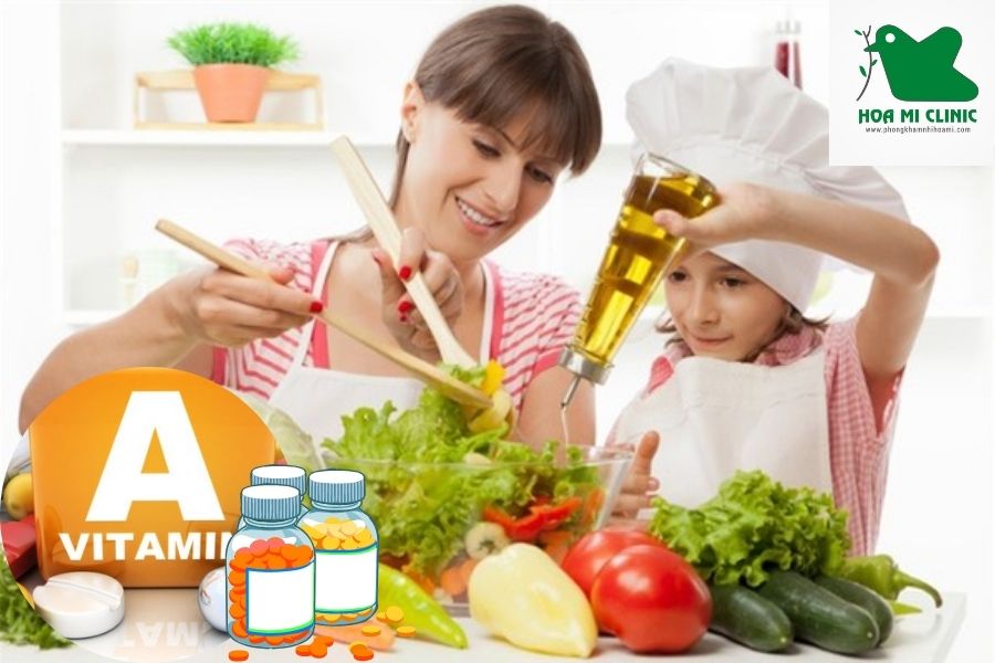 Ăn thức ăn giàu vitamin A cùng với chất béo để tăng hấp thu