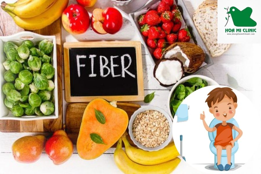 Bổ sung chất xơ giúp hạn chế táo bón ở trẻ