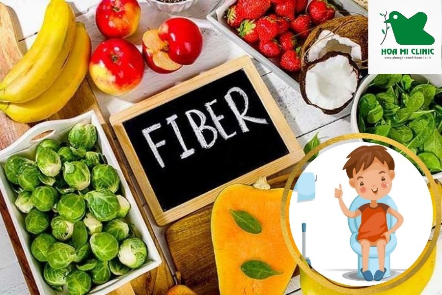 Cách giúp trẻ đi ngoài khi bị táo bón: Bổ sung chất xơ