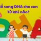 DHA nên uống lúc nào?
