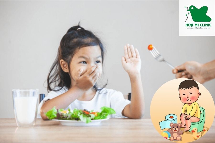 Không ăn rau làm trẻ dễ bị táo bón