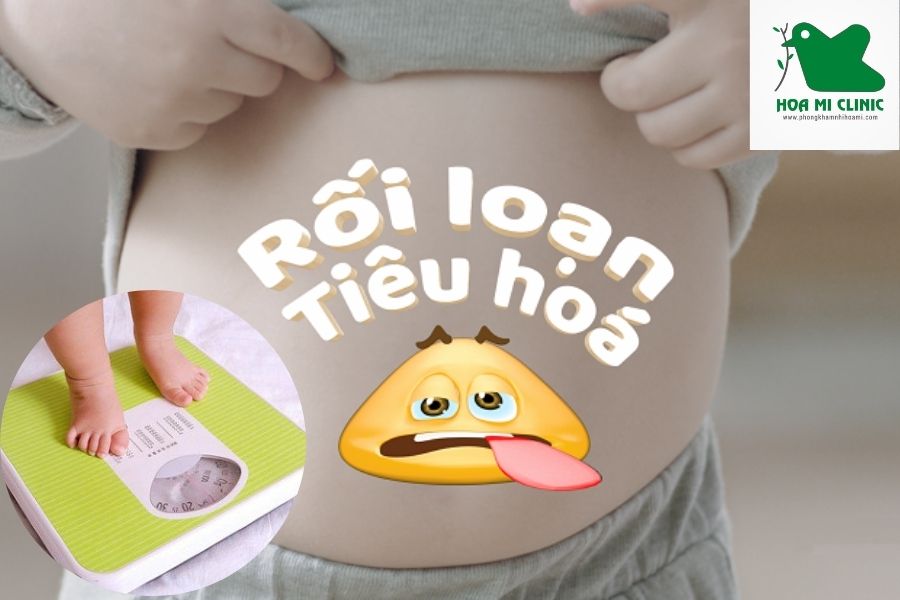 Rối loạn tiêu hóa làm trẻ bị chững cân