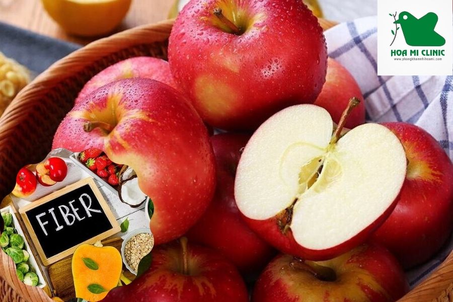 Thực phẩm bổ sung chất xơ cho bé: Trái táo