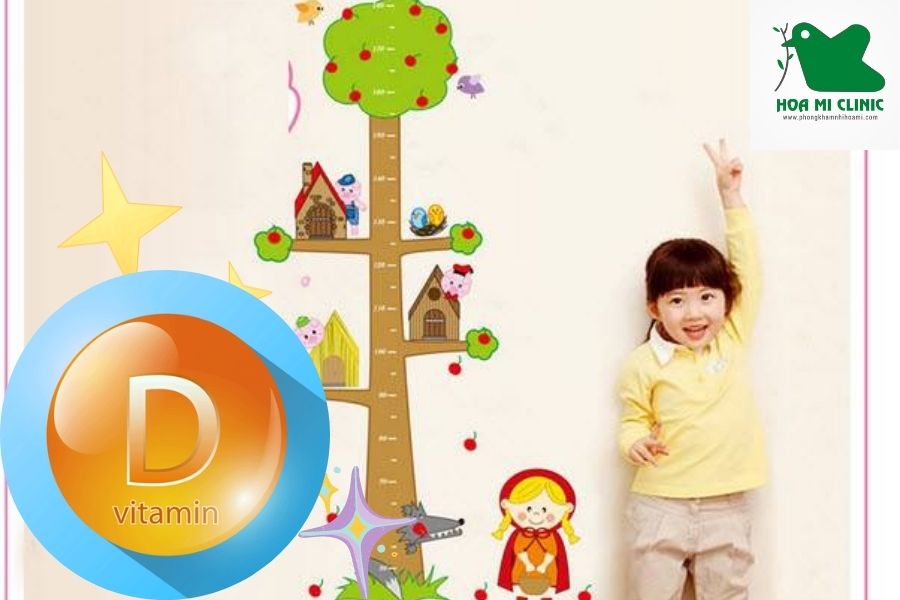 Vitamin D giúp trẻ cao lớn