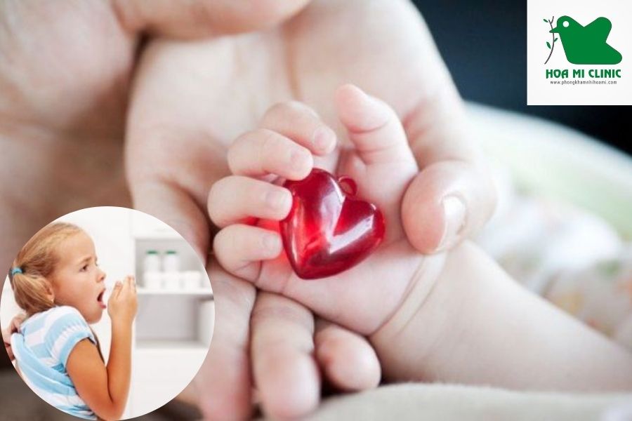Trẻ bị khó thở nhưng không sốt do mắc bệnh tim mạch