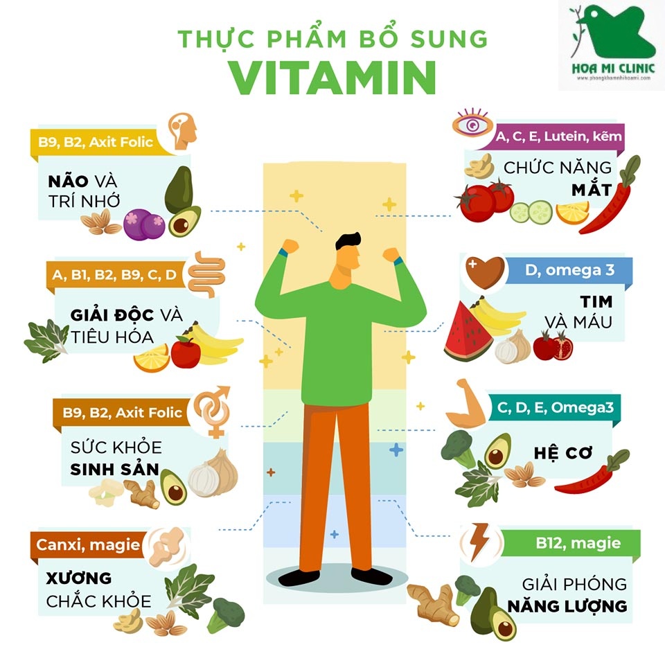 Vai trò quan trọng của vitamin đối với cơ thể con người