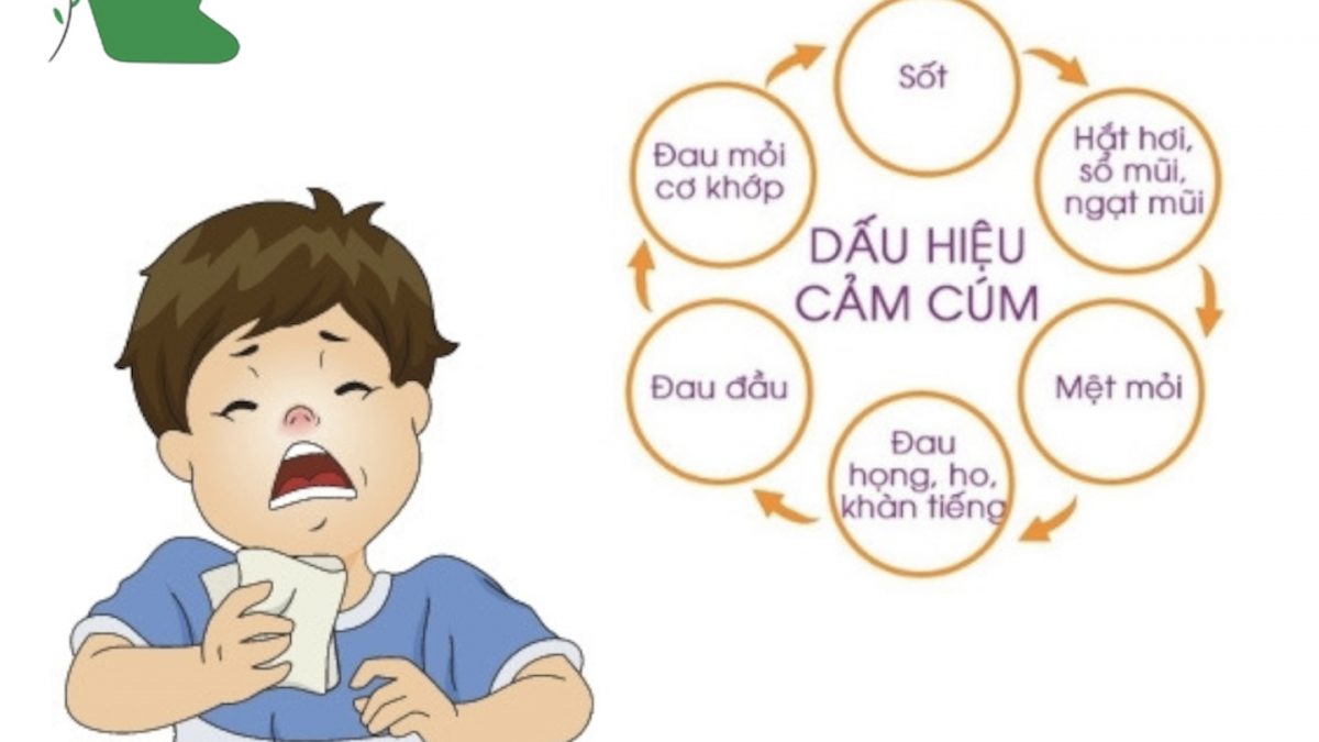 Dấu hiệu cho thấy trẻ bị cảm cúm