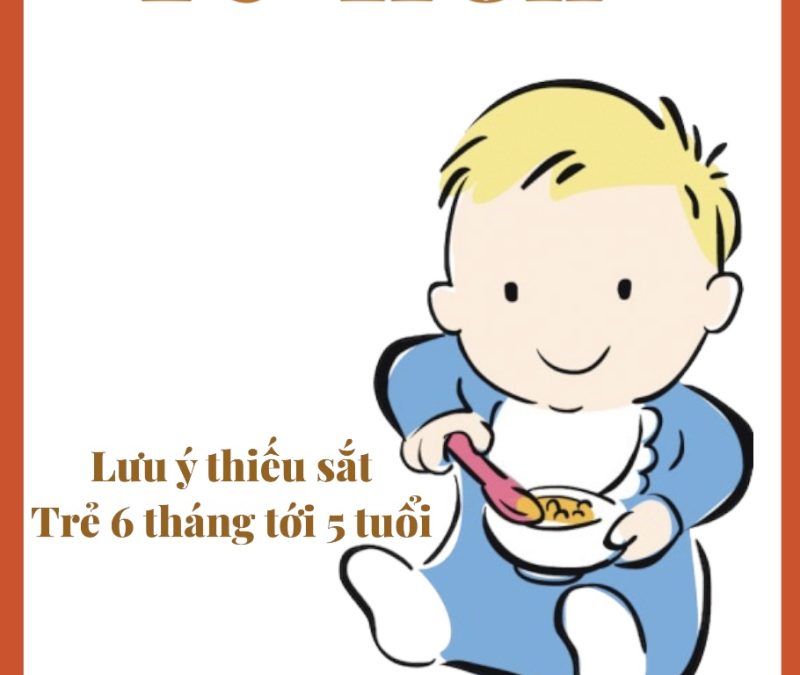 Cảnh báo tình trạng thiếu sắt ở trẻ nhỏ