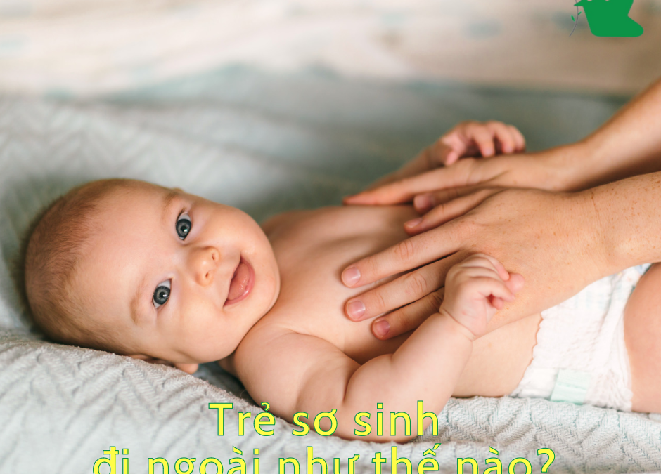 Trẻ sơ sinh 3 tháng đầu đi ngoài như thế nào