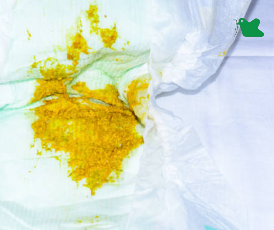 Trẻ sơ sinh đi ngoài.