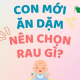 Rau cho bé mới ăn dặm.