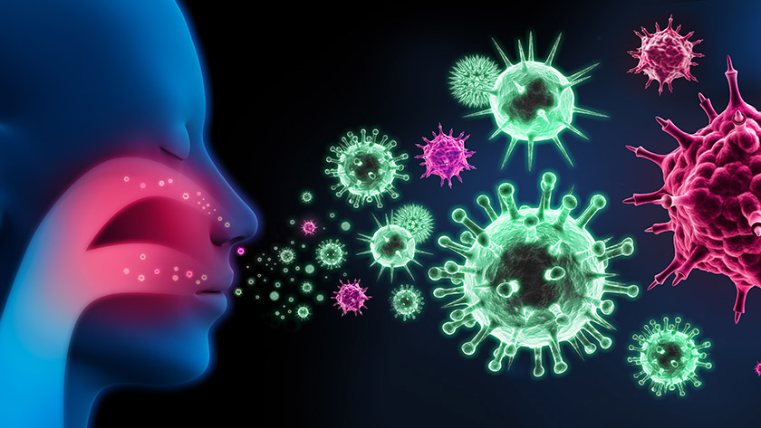 Virus lây lan qua đường hô hấp